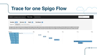 Trace for one Spigo Flow
 