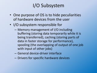 Os concepts 5 Storage and IO Virtualization | PPTX | Operating Systems ...