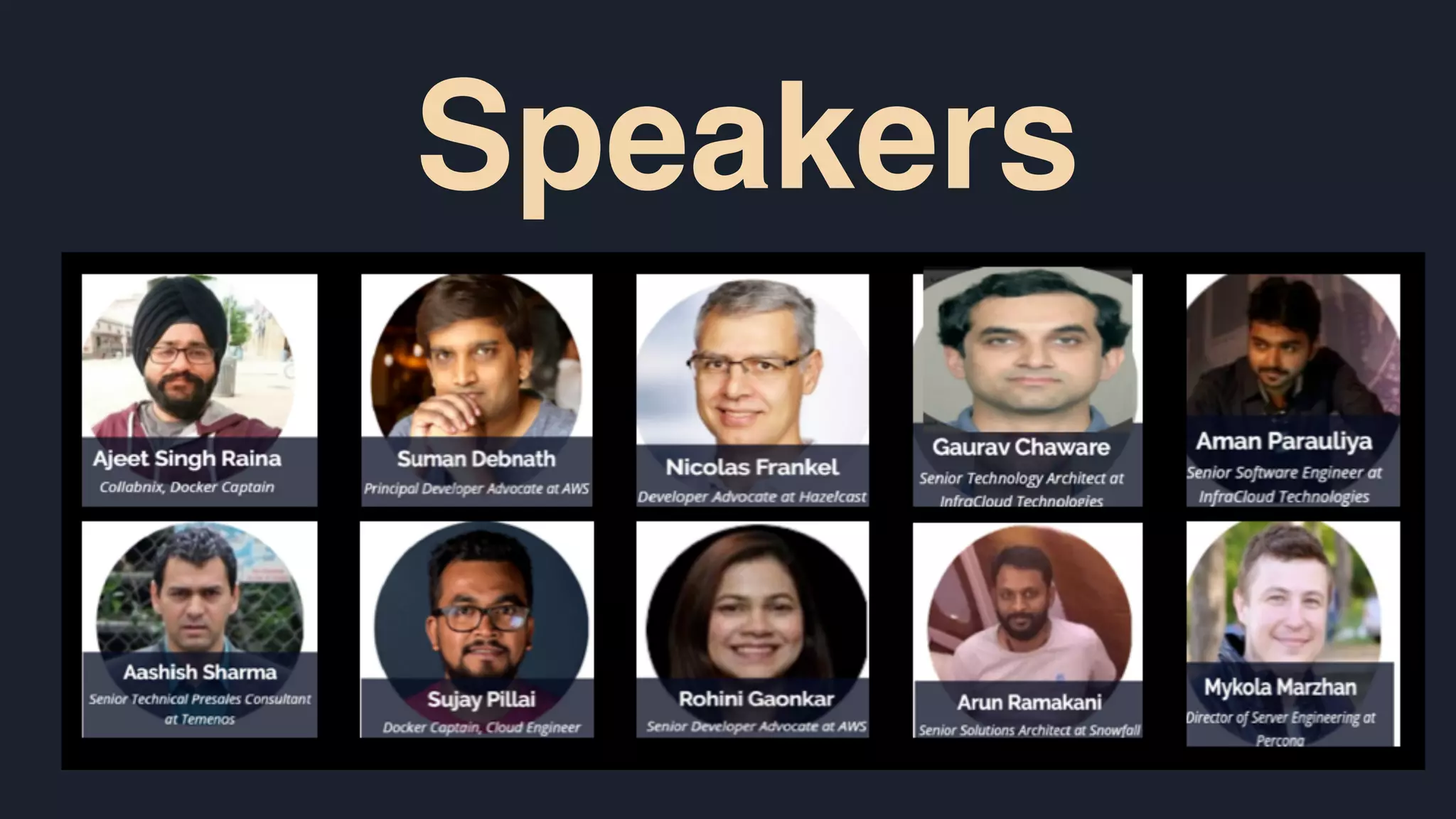 Speakers