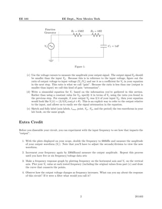 Introduction to Oscilloscope and Function generator | PDF