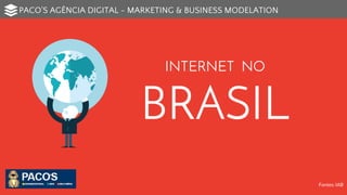 PACO'S AGÊNCIA DIGITAL - MARKETING & BUSINESS MODELATION 
INTERNET NO 
BRASIL 
Fontes: IAB 
 