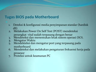 OS dan BIOS | PPTX