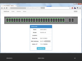 2014/4/11 OSDC 2014 12
 