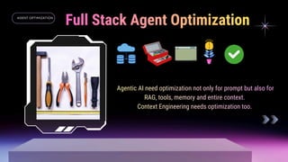 ODSC AI West: Agent Optimization: Beyond Context engineering | PDF