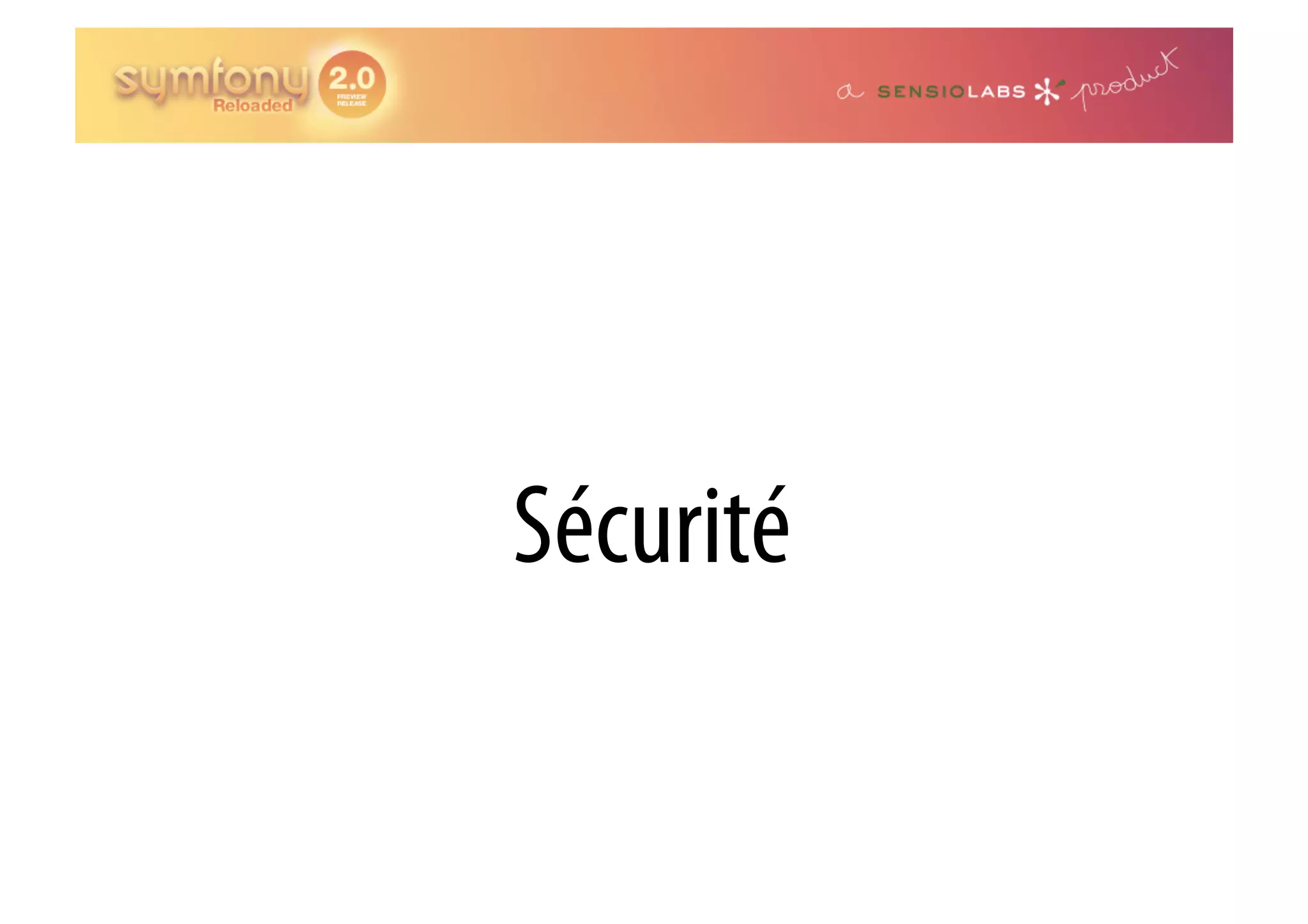 Sécurité 