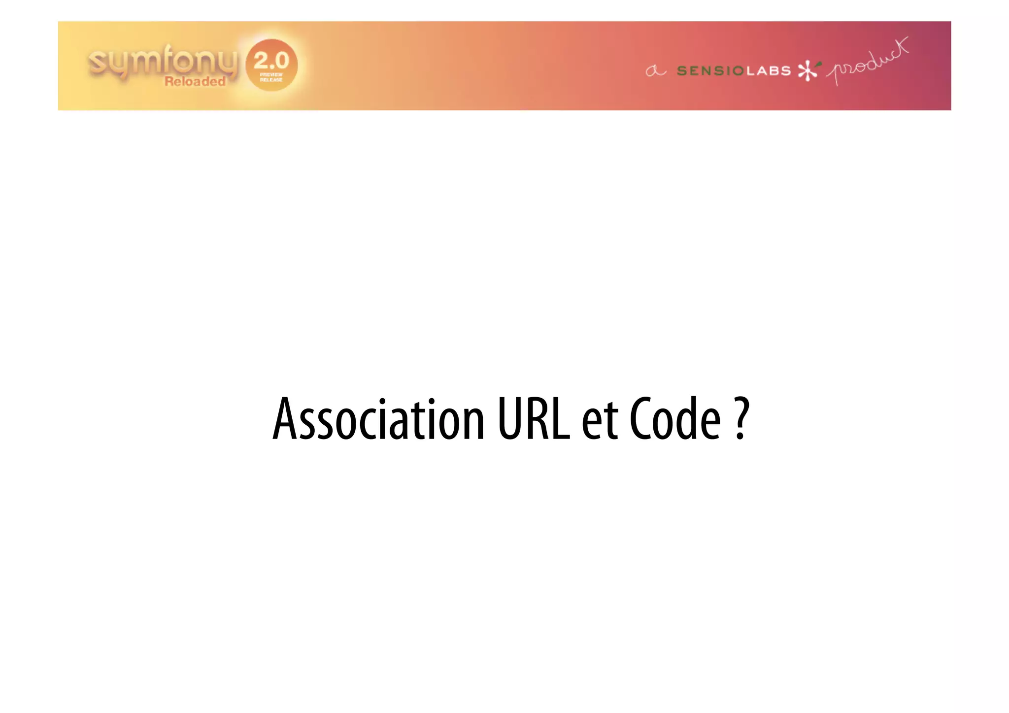 Association URL et Code ? 