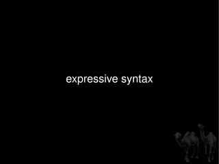 expressive syntax 