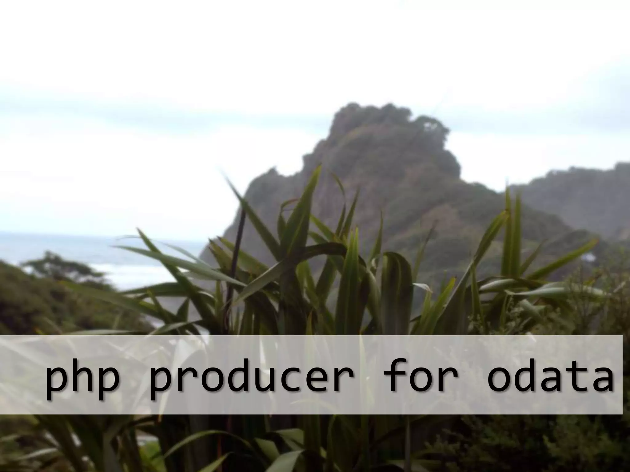 php producer for odata