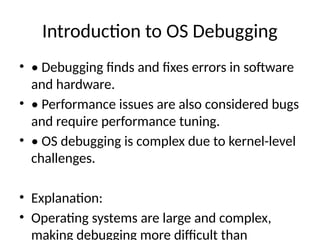 debug performance issues in python | open source... OS_Debugging_Pain_Points_Enhanced . pptx | PPTX