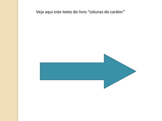 Veja aqui este texto do livro “colunas do caráter”
 