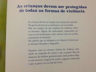 Os direitos as crianças   luiísa ducla soares