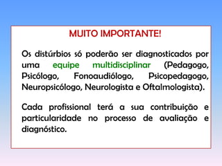 Desorganização geral, podemos citar os constantes atrasos na entrega de trabalhos escolares e perda de materiais escolares;