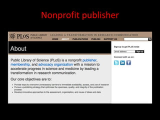 Nonprofit publisher
 