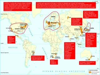 A rexión máis importante de Europa é a do Rhur en Alemaña, que no século XIX desenvolveu
unha industria siderúrxica moi potente, grazas ás súas minas de carbón. Hoxe es´ta integrada nunha gran
rexión industrial que se estende desde Reino Unido ata o Norte de Italia, pero que desde finais do século
XIX entrou en proceso de decadencia e fonda desconcentración, deslocalización e desestruturación cara os NPI
En EEUU a rexión máis extensa sitúase no Nordés
e o sur dos Grandes Lagos. Zonas ricas en ferro e
carbón.. Desenvolveuse a industria siderúrxica e
mecánica e entraron en crise en 1980. A alta
tecnoloxía atópase no Pacífico en California como
no sur do país
Xapón é unha gran
potencia. Mecánica e
electrónica. Illas do sur:
Tokio, Yokohama, Osaka
e Nagoya.
China: Shangai e
lexte de China.
Investimento
estranxeiro. Man
de obra barata
Taiwan, Corea do
Sur, Filipinas e
Indonesia, Hong
Kong, Singapur,
Bangkok
desenvolveron
maquinaria,
electrónica,
confección e
calzado
India con núcleos
tradicionais
situados no curso
do Ganxes con
centro en Calcuta
e na zona de
Bombai.
Actualmente
centros en
Bangalobre:
tecnoloxía
avanzada.
México
desenvolve
Industria
inducida de
EEUU
América do Sur: Sao
Paulo (automóbiles e
industria química)
No Sueste: relacionado con
EEUU e SE asiático
Menos
industrial.
Sudáfrica
 