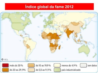 Índice global da fame 2012
 