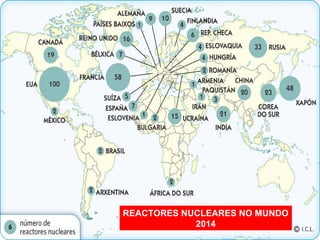 REACTORES NUCLEARES NO MUNDO
2014
 