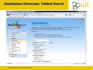 OseeGenius Showcase: Tabbed Search 