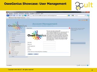 OseeGenius Showcase: User Management 