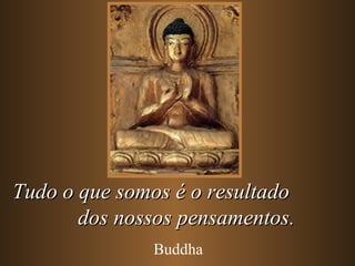 Tudo o que somos é o resultado  dos nossos pensamentos. Buddha 