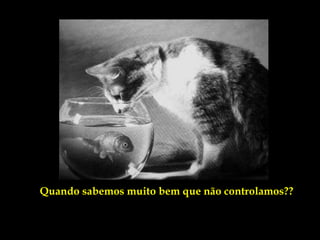 Quando sabemos muito bem que não controlamos??
 