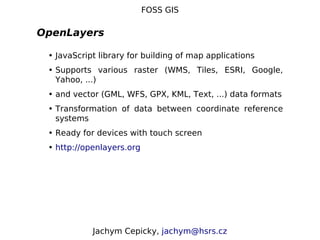 Free and Open Source GIS | PDF
