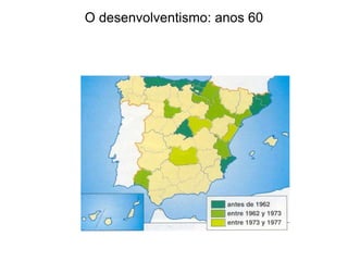 O desenvolventismo: anos 60
 