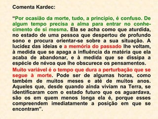 Os espíritas diante da morte