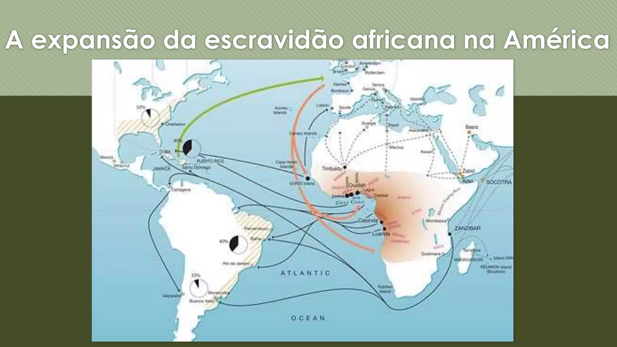 A expansão da escravidão africana na América