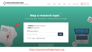 https://openknowledgemaps.org
 