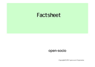 open-socio

     Copyright(C)2011 open-socio Corporation
 