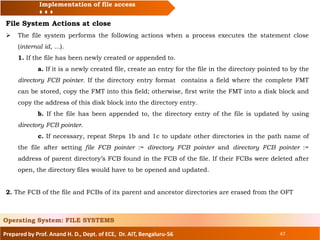 OS file systems | PDF