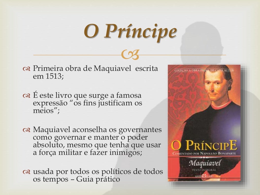 Os Fins Justificam Os Meios Quem Disse