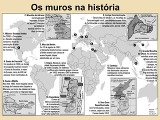 Os muros na história
 