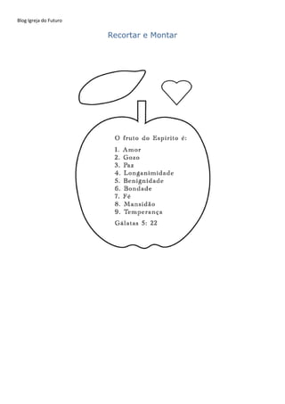 Blog Igreja do Futuro
Recortar e Montar
 