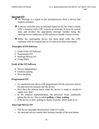Operating System | PDF