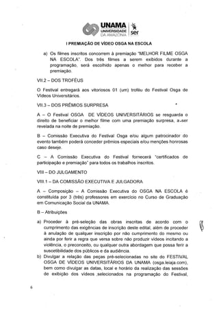 Edital do Osga na escola 2017