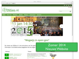 Zomer 2014	

Nieuwe Website
 