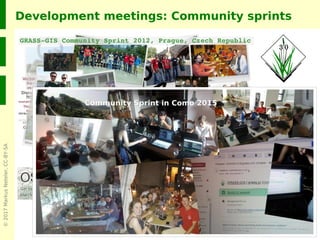 ©2017MarkusNeteler,CC-BY-SA
Community Sprint in Como 2015Community Sprint in Como 2015
Development meetings: Community sprints
 