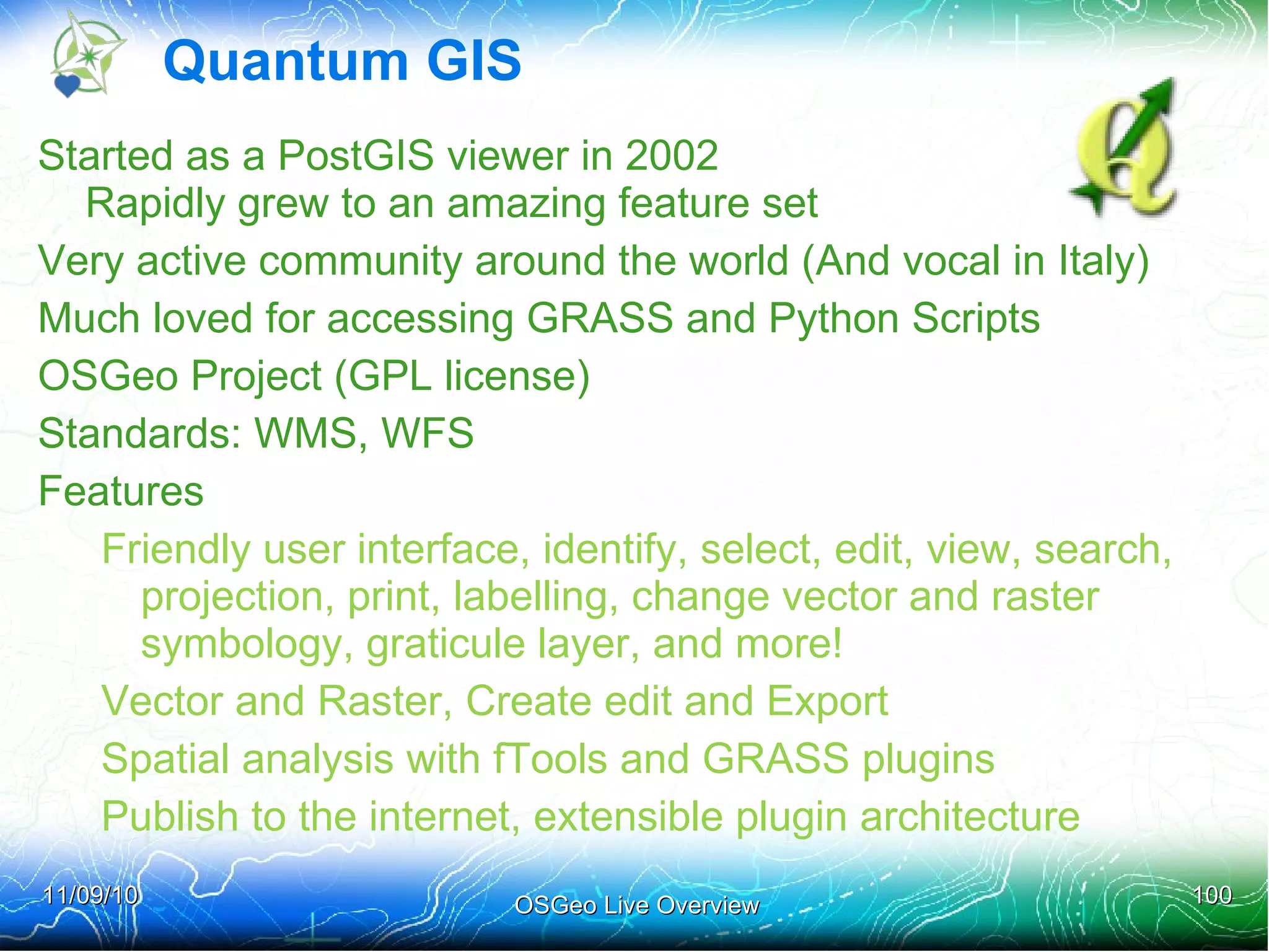 Breaking news Entering the OSGeo Incubation Process! 