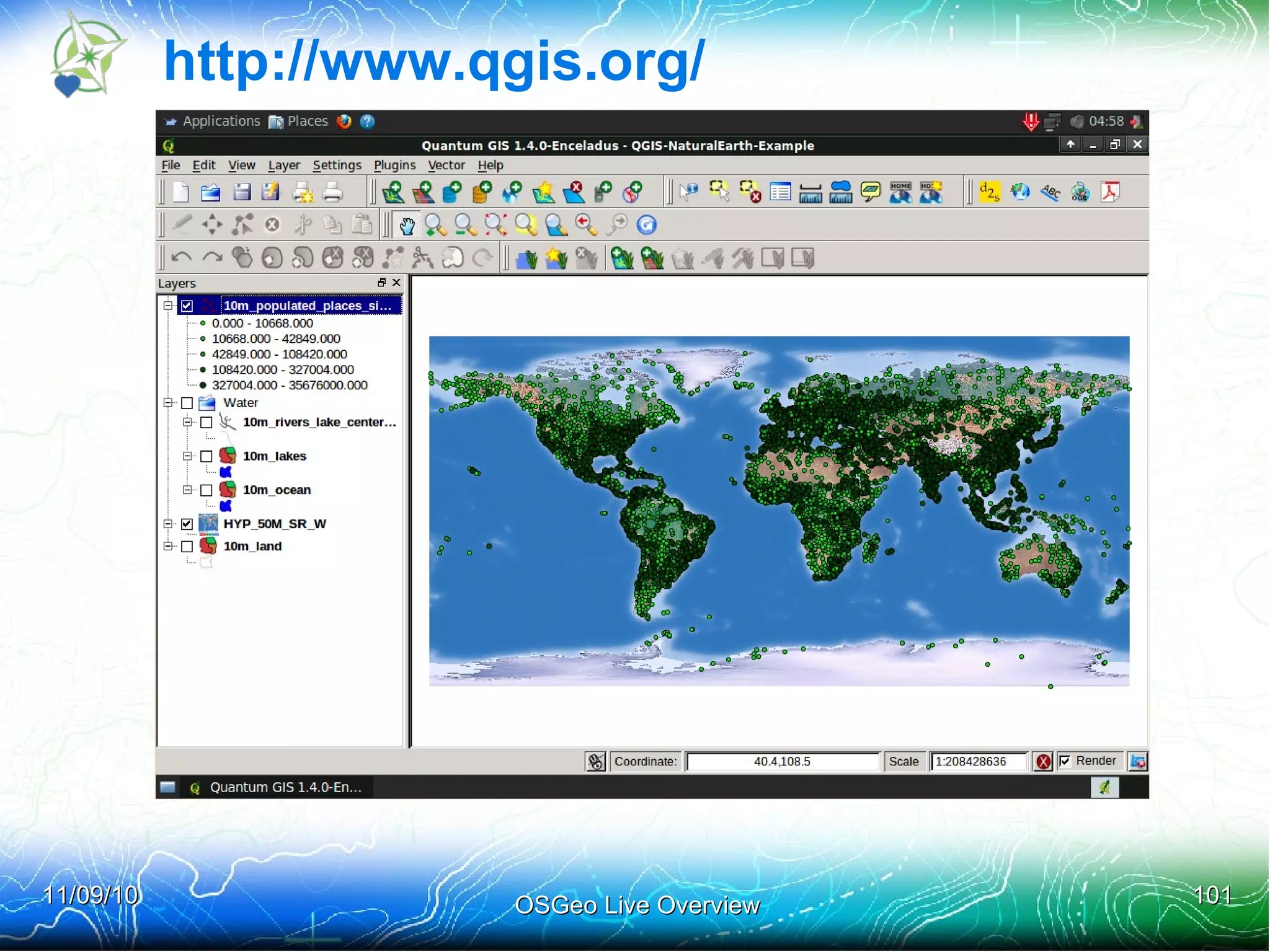 New configuration user interface 
