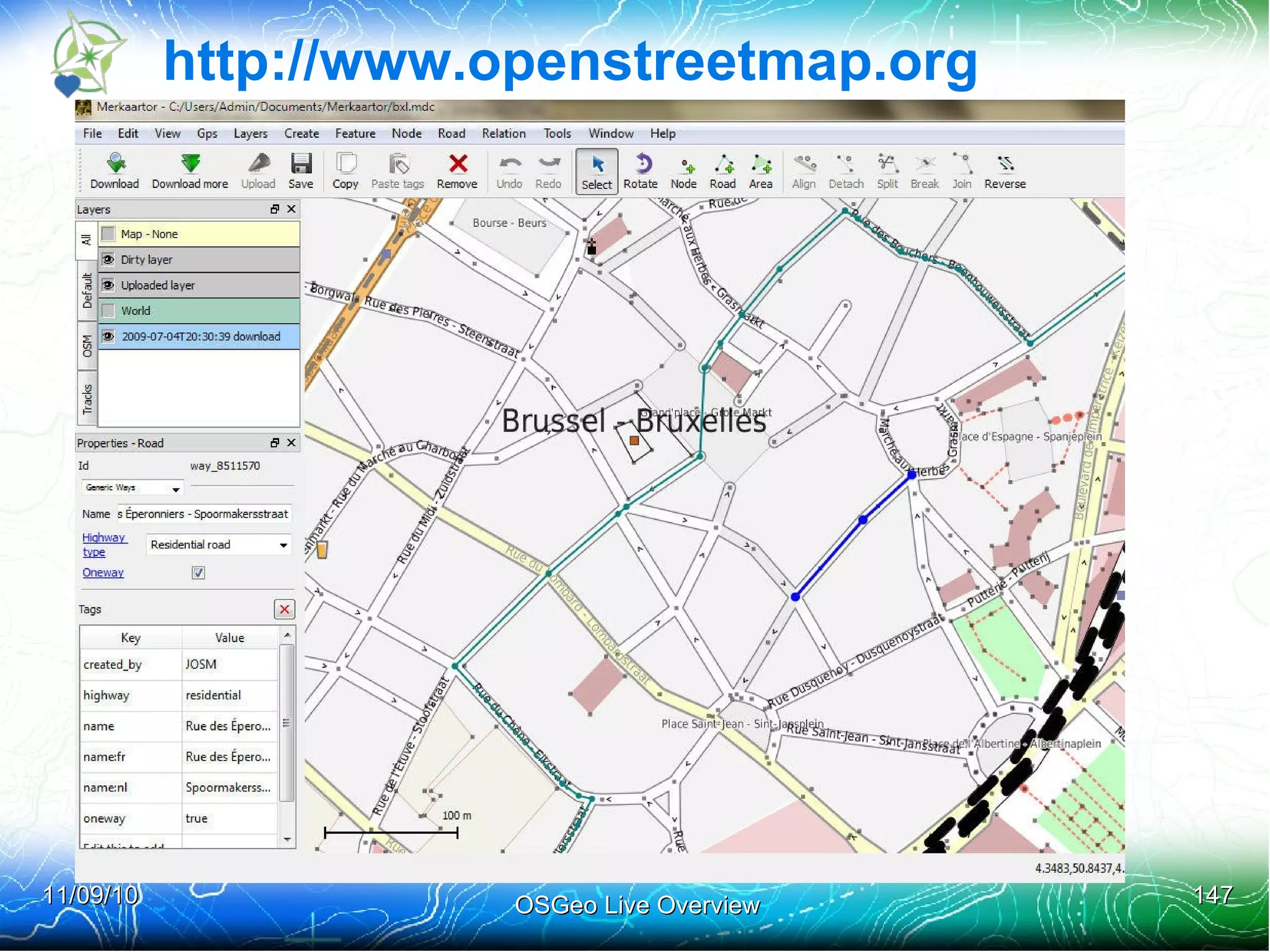On-the-fly map projection with Proj 