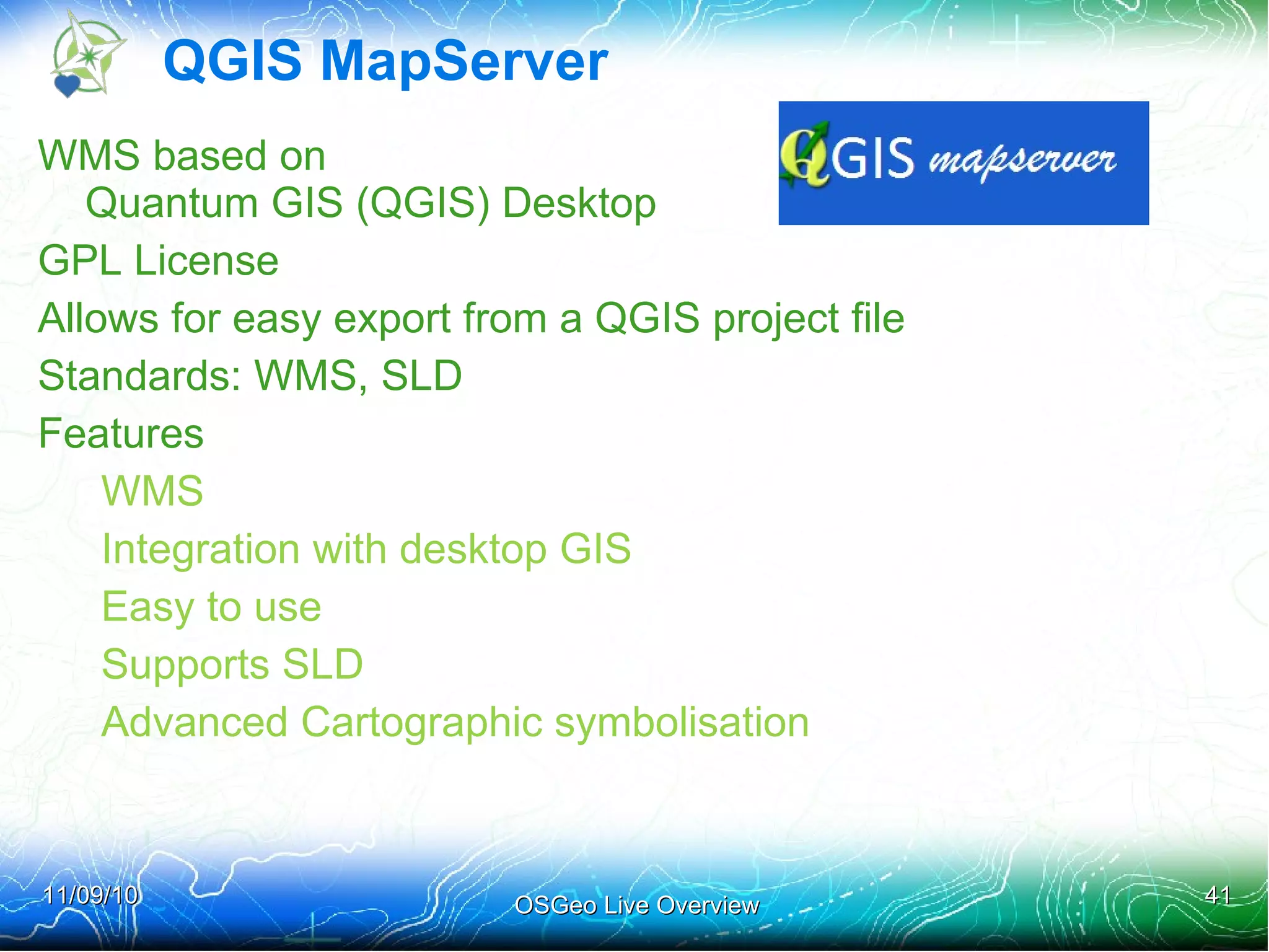 OSGeo Live is Valuable Great example of collaboration to produce value! 