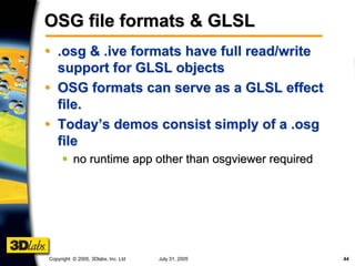 GLSL Shading with OpenSceneGraph | PDF