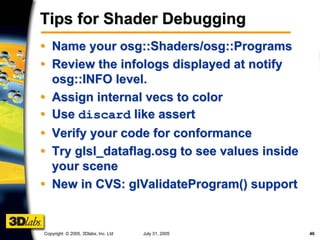 GLSL Shading with OpenSceneGraph | PDF