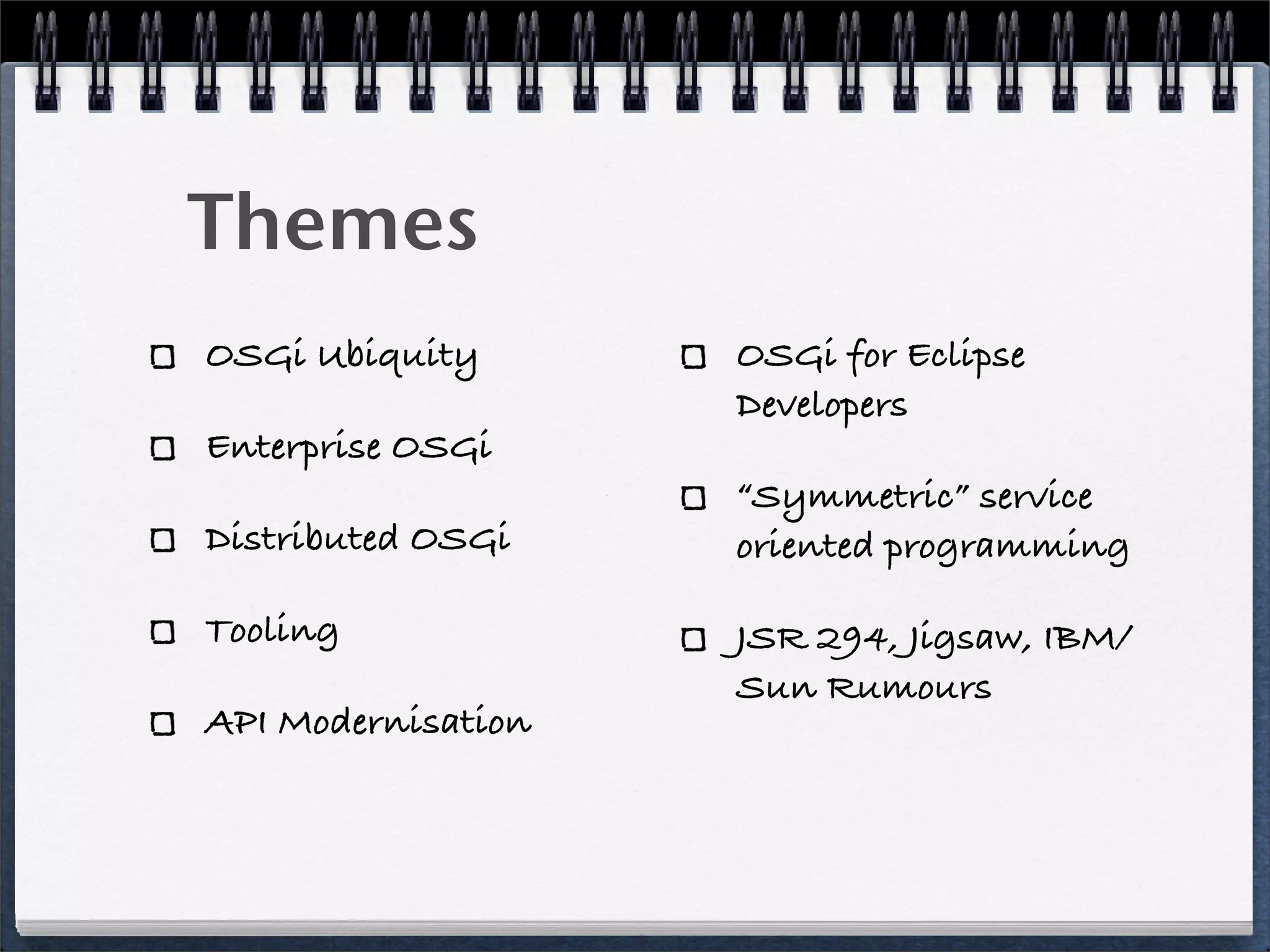 OSGi DevCon 2009 Review