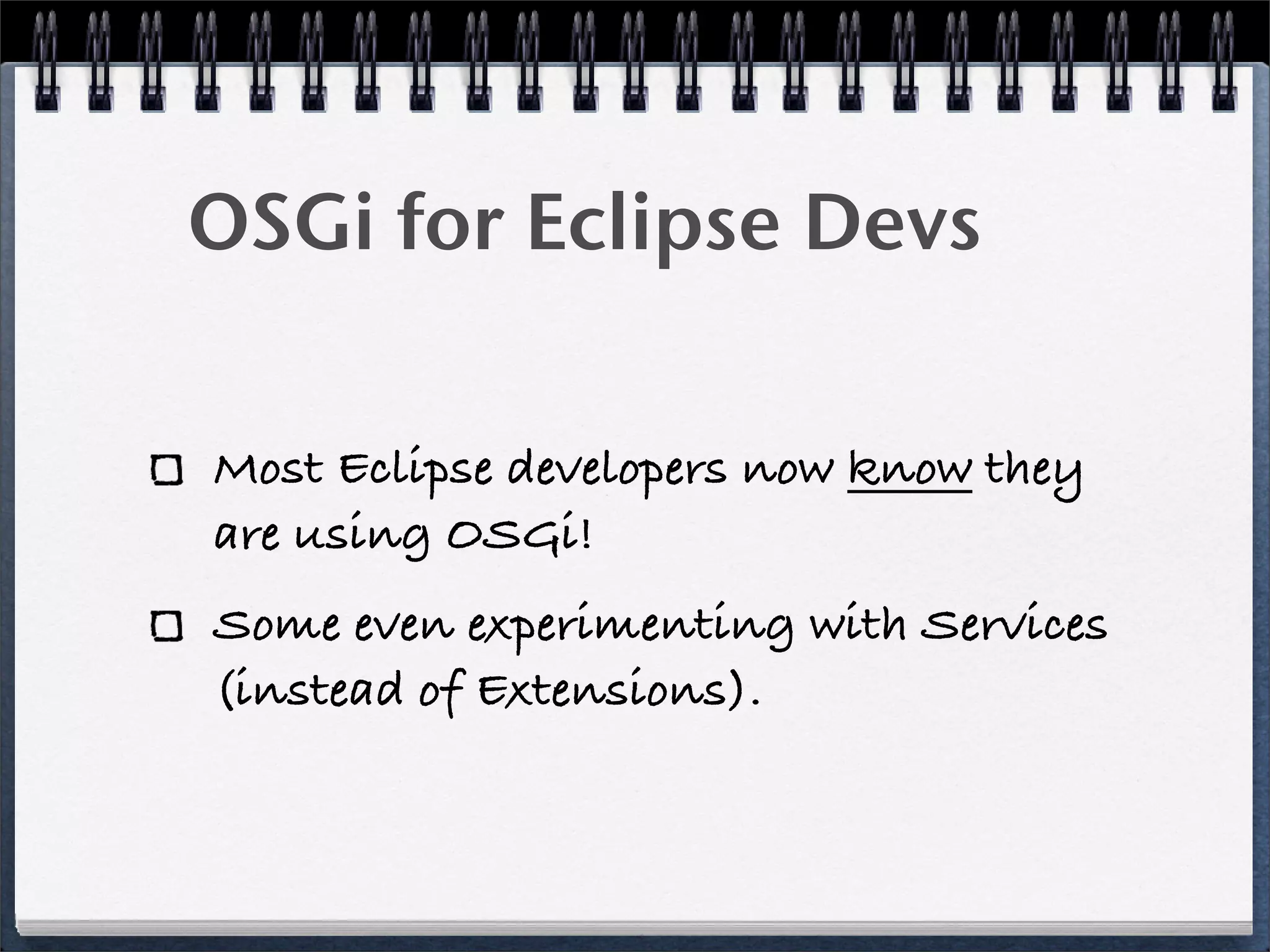 OSGi DevCon 2009 Review