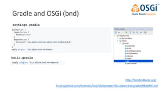 Develop and Build OSGi Bundles Without Pain Using IntelliJ and Gradle | PDF