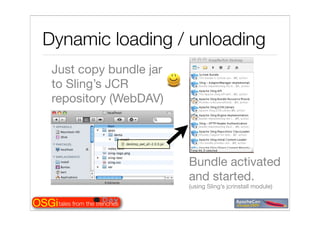 Tales from the OSGi trenches