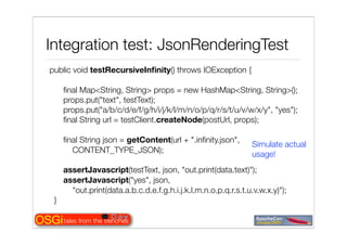 Tales from the OSGi trenches