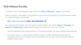 OSGi and Java 9+ - BJ Hargrave (IBM) | PDF